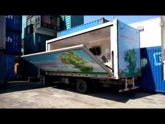 Prefabricated Container Trailer Rollover For Residential Travel