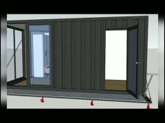 20HC Expandable Shipping Container House Prefab Commercial