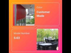 40ft Red Luxury Villa Modular Shipping Container House