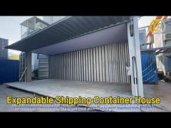 Prefabricated Expandable Shipping Container House Quick Assembly Steel For Display