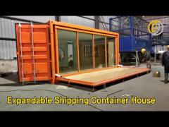 All Welded Expandable Shipping Container House 20HC High Strength