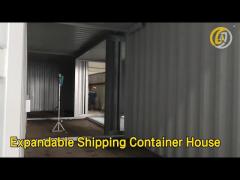 Prefab Expandable Shipping Container House 40HC Waterproof Thermal Insulation