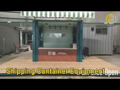 Q235B Steel Pop Up Container Full Side Open Recyclable Thermal Insulation