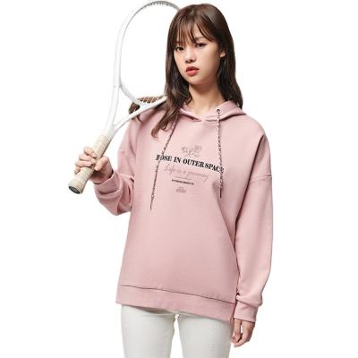 China Breathable Outdoor Apparel Leisure Fashion Sports Women's Pullover Hoodies Split Loose Sweater for sale