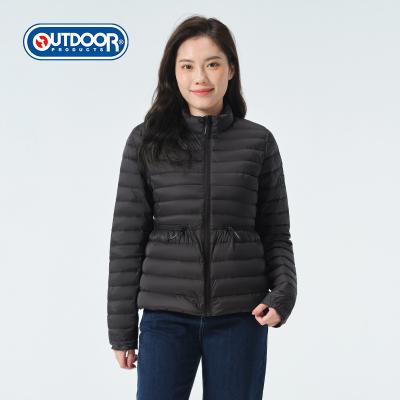 China New Style Sustainable Autumn Winter Super Lightweight Down Jacket For Women With Solid Color for sale