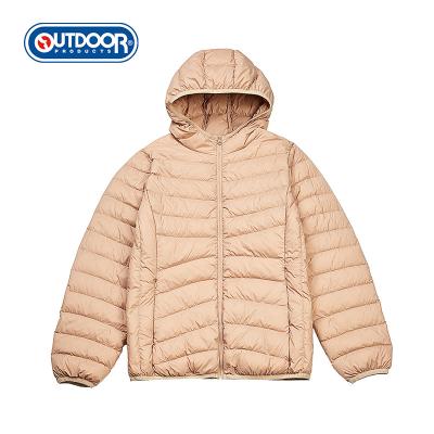 China Viable Wholesale Women Winter Autumn Hooded Zipper Down Jacket With Extra Lightweight Down Jacket for sale