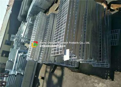 China Welded Serrated Steel Bar Grating , Various Size Galvanized steel Grating for sale