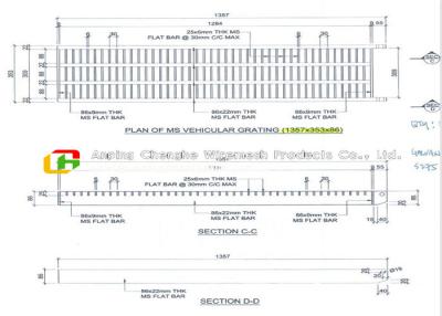 China Professional 22mm Galvanised Steel Grating For High - Speed Rail In Malaysia for sale