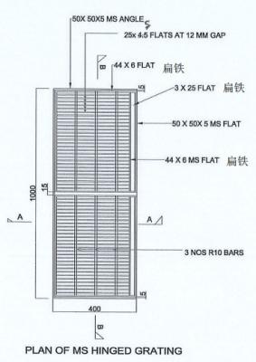 China Precision Stainless Steel Walkway Gratings Flat Steel Space 10 Mm Or 11 Mm And 12mm for sale