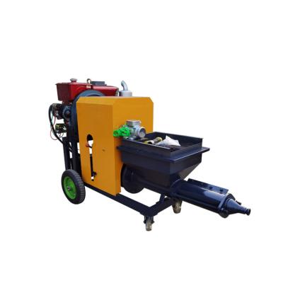 China Diesel Wall Low Cost High Efficiency Cement Mortar Spray Spray Machine For Wall Plasting for sale