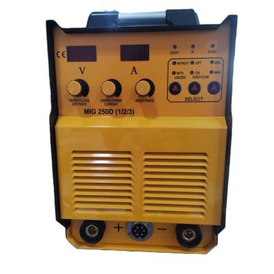 China Muttahida Majlis-e-Amal Wire Driver CHINA Mini MIG250 CAT 220V Dual Pulse CO2 MIG Gasless Welders HOT Portable Digital Synergic Inverter ARC Welders With Accessories for sale