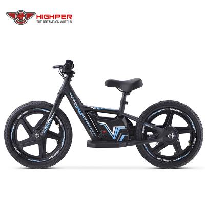 China Street 180w Pedal Electric Child Does Not Balance Bike , Stability Electric Bicycle For Kids for sale