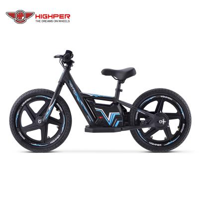 China 80W~120W Aluminum 24V Kids Electric Balance Bike Stability Cycle for sale