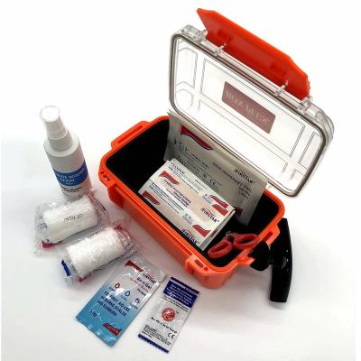 China Recyclable First Aid Kit Supplies Small Size Promotional Pocket Outdoor Survival Kit for sale