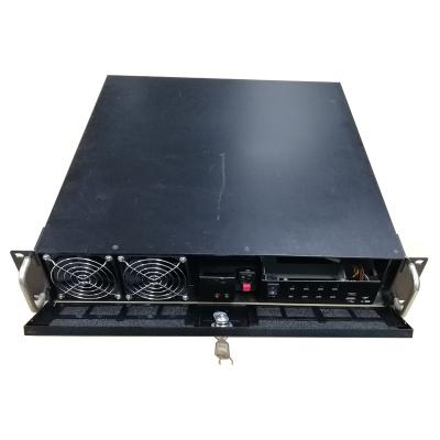 China Custom IP54 Protection OEM Metal Stamping 1U 2U 4U Case Aluminum Rackmount Chassis for sale