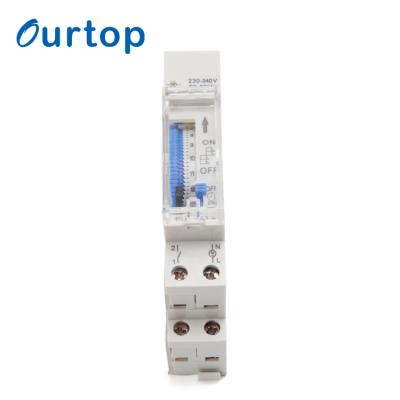 China China Industrial Products Wholesale Din Rail Type Multifunctional Digital Mini Mechanical Time Switch for sale