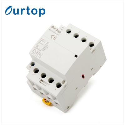 China OURTOP 4 Pole 63A 220V Coil Quality Assurance AC Electrical Contactor In China ATC1-4-63 for sale