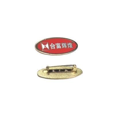 China Custom China Metal Magnet Name Badge Breastplate for sale