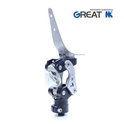 China Mechanical Prosthetic Disarticulation Knee Joint Manual Lock KD Connection for sale