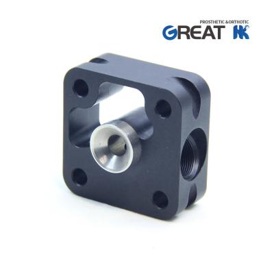 China CE Certified Aluminum Prosthetic Shuttle Lock 4 Hole Housing Connection for sale