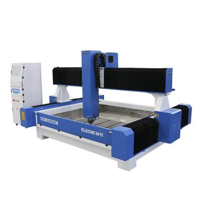 China Hotels 1411 High Power Stone CNC Router Machine For Quartz Granite Marble Engraving Carving Automatic Stone Cutting Router For Sale for sale