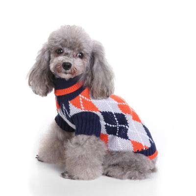 China Viable Fashion Dog Sweater Turtle Neck Dogs Sweater Knit Wholesale Cute Autumn Winter Dog Warm Sweater Christmas Pet Sweater Clothes Coat for sale