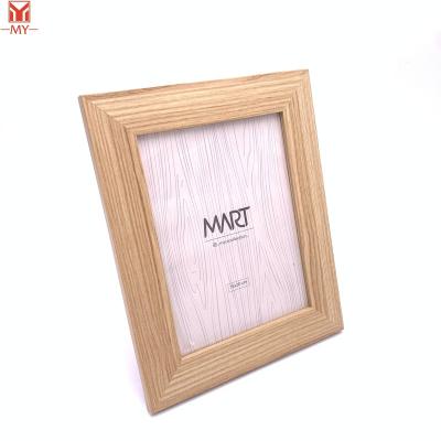 China Wholesale Custom 6 7 Simple Eco-friendly Material MDF 7 8 Inch Wide Log Color Edge Photo Frame For Home And Office Decoration for sale