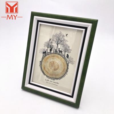 China MDF Environmental Friendly Material 5x7 Picture Frames Colorful Custom Decorative Table Frame With Hanger And Stand for sale