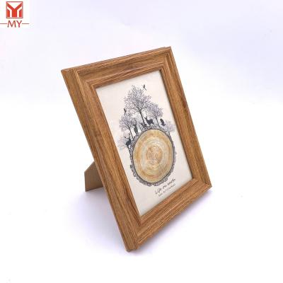 China Factory Price Color Wooden Picture Frame PS Walnut Simple Elegant Practical Classic Wholesale Eco-friendly Durable Frame For Wall And Table for sale