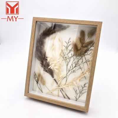 China Environmental Friendly Wholesale Picture Frame Picture Frame MDF Shadow Box View Display Case Custom Design for sale