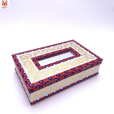 China Wholesale high quality exquisite eco-friendly jewelry box with small mirror China factory gift box for sale