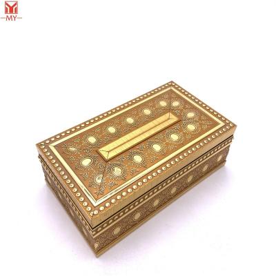 China China Factory Eco-friendly Custom High Quality Gold Decoration Box Gift Box For Jewelry for sale