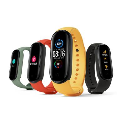 China Xiaomi MI Band 5 Band 4 Color Touch Screen Fitness Tracker Waterproof Sport Monitor Smart Wristbands for sale