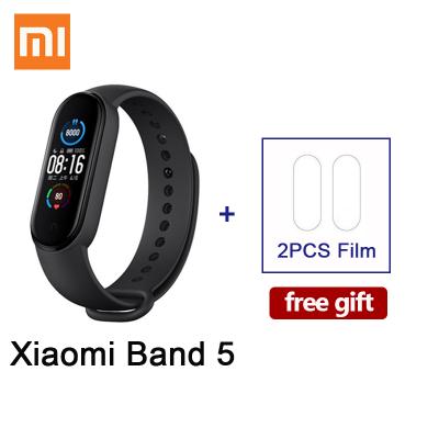 China Xiaomi Smart Band 5 Band Touch Screen Fitness Tracker Sport Monitor Wristbands Smart Waterproof MI Band 5 for sale