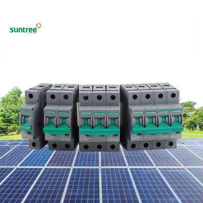 China DC mcb solar SL7N-63 miniature PV switch breaker 6A to 63A to 4.5KA IEC TUV SAA CE certification for sale