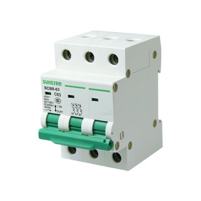 China IEC CE ccc 32a 63a single phase elcb auto reset earth leakage residual breaker 4.5KA/6KA for sale