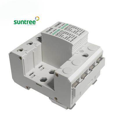 China china brand suntree outdoor ac spd surge protector device 1 2 20KA 4P 20KA for sale