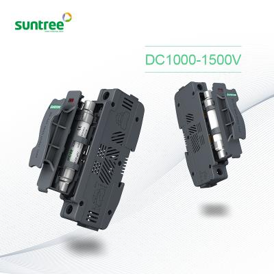 China Solar Power System 1-40a Mini 10x38 14X85 DC Solar Electric PV Fuse Box With Removable Fuse Link for sale