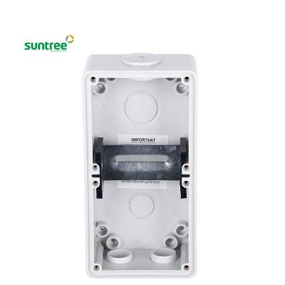 China Travel Switch Electrical Outdoor Industrial Replacement Plastic Single Circuit Breaker Box For Home for sale