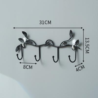 China Southwestern New Design Metal Home Storage Organization Wall Head Coat Hat Hooks for sale