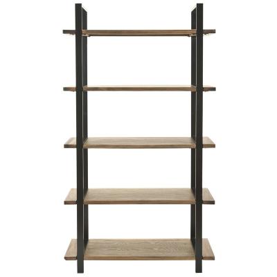 China Sustainable Metal And Wood Bookcase Organize Custom Metal For Customized for sale