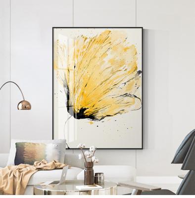 China Decorative modern minimalist flower art painting creative wall painting abstract painting for sale