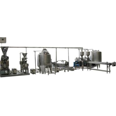 China Dairy Products Factory 500kg Per Hour Industrial Processing Peanut Butter Making Plant for sale