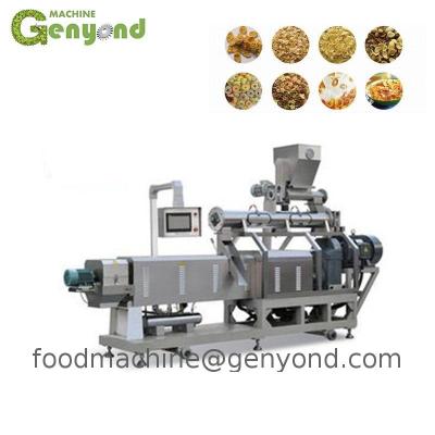 China Breakfast Cereals Peanut Chikki Making Machine Corn Flake New Type Corn Flakes Production Line for sale