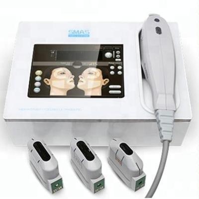 China Skin Tightening 2021 Mini Portable Cost Effective Technology 2D 3D Hifu Focused Ultrasound Machine For Wrinkle Removal for sale