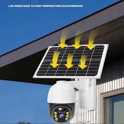 China 360° View Solar Camera Security DIY Wall Mount Outdoor Security Camera Mobile App for sale