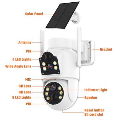 China 1080P Solar Power Camera with Infrared Night Vision and Remote Monitoring Camera for sale