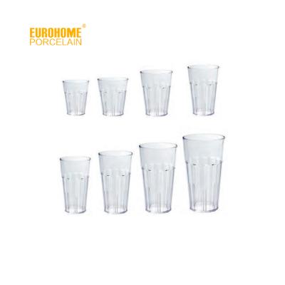 China Sustainable Wholesale Cheap Clear Wine Water Juice Acrylic Restaurant Hotel Tumbler for sale