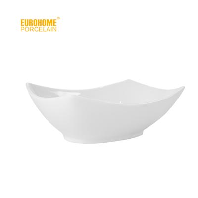 China Sustainable Restaurant Ceramic Dinnerware For Hotel Porcelain Bowl for sale