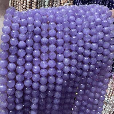 China Stone 4-10 Mm Natural Stone Crystal Loose Beads DIY Bracelet Necklace For Jewelry Making Tiger Eye Amethyst Rose Quartz Loose Beads for sale